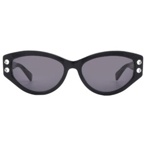 moschino grey cat eye ladies sunglasses mos109/s 0807/ir 55