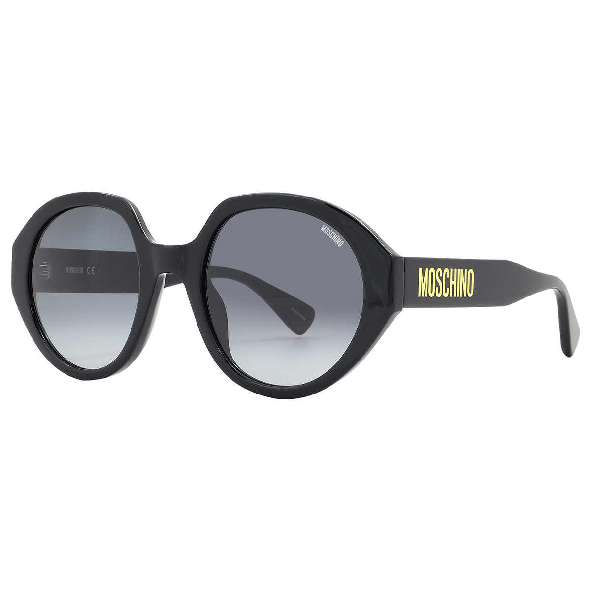 moschino grey gradient round ladies sunglasses mos126/s 0807/9o 53 moschino grey gradient round ladies sunglasses mos126/s 0807/9o 53
