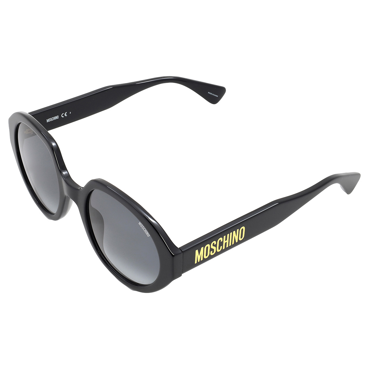 moschino grey gradient round ladies sunglasses mos126/s 0807/9o 53 moschino grey gradient round ladies sunglasses mos126/s 0807/9o 53