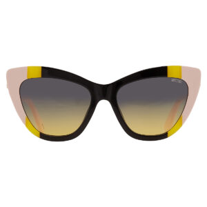 moschino grey shaded green cat eye ladies sunglasses mos122/s 071c/je 53