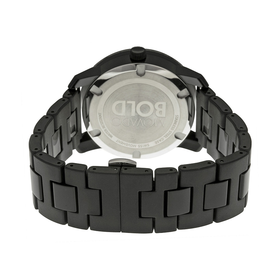 movado bold large black dial black tr90 composite men's watch 3600047 movado bold large black dial black tr90 composite men's watch 3600047