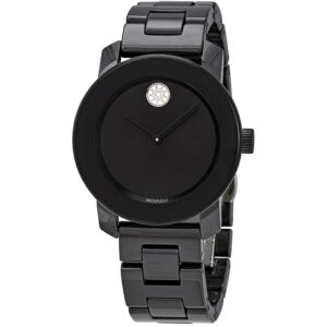 Витрина movado bold black dial black ceramic ladies watch 3600535