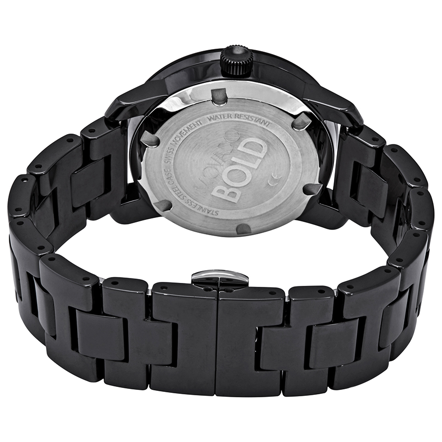 movado bold black dial black ceramic ladies watch 3600535 movado bold black dial black ceramic ladies watch 3600535