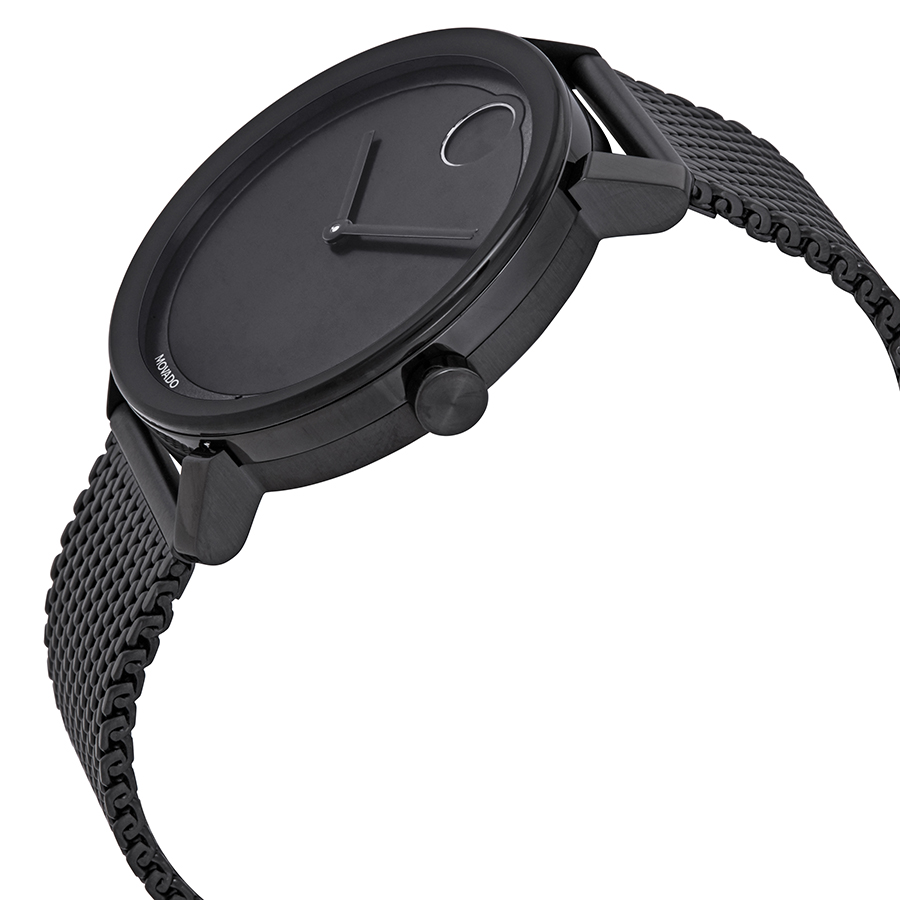 movado bold black dial black ion plated meshmens watch 3600562 movado bold black dial black ion plated meshmens watch 3600562