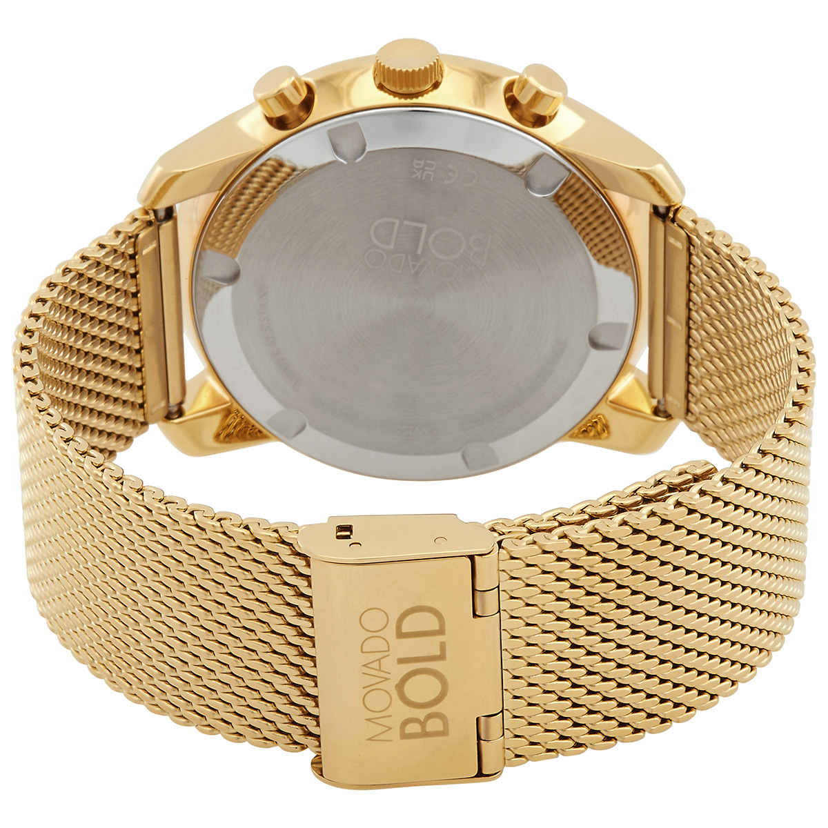 movado bold chronograph gold dial men's watch 3600372 movado bold chronograph gold dial men's watch 3600372