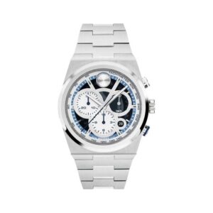 movado bold chronograph quartz blue dial men's watch 3601304
