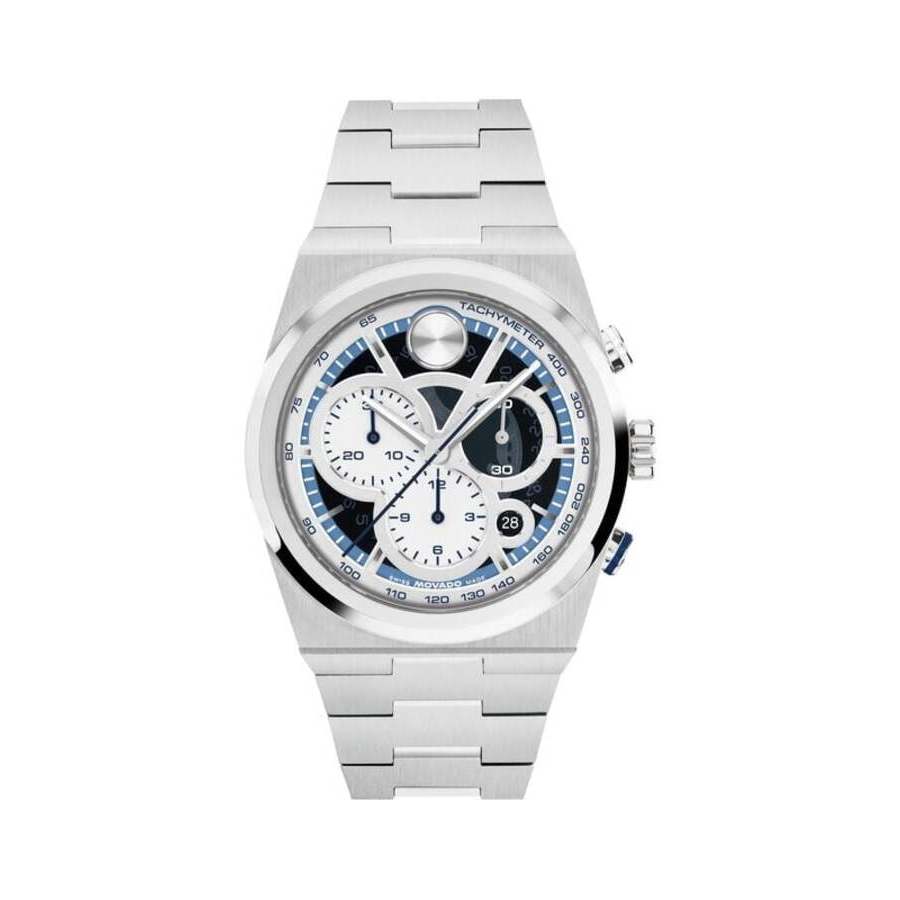 movado bold chronograph quartz blue dial men's watch 3601304 movado bold chronograph quartz blue dial men's watch 3601304