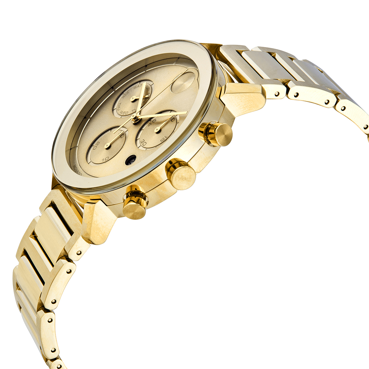 movado bold chronograph quartz gold dial men's watch 3600682 movado bold chronograph quartz gold dial men's watch 3600682