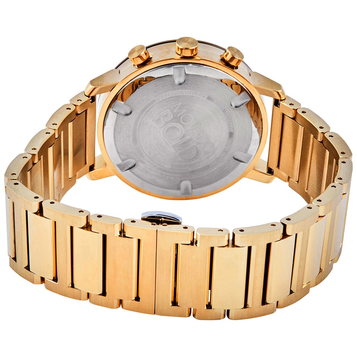 movado bold chronograph quartz gold dial men's watch 3600682 movado bold chronograph quartz gold dial men's watch 3600682