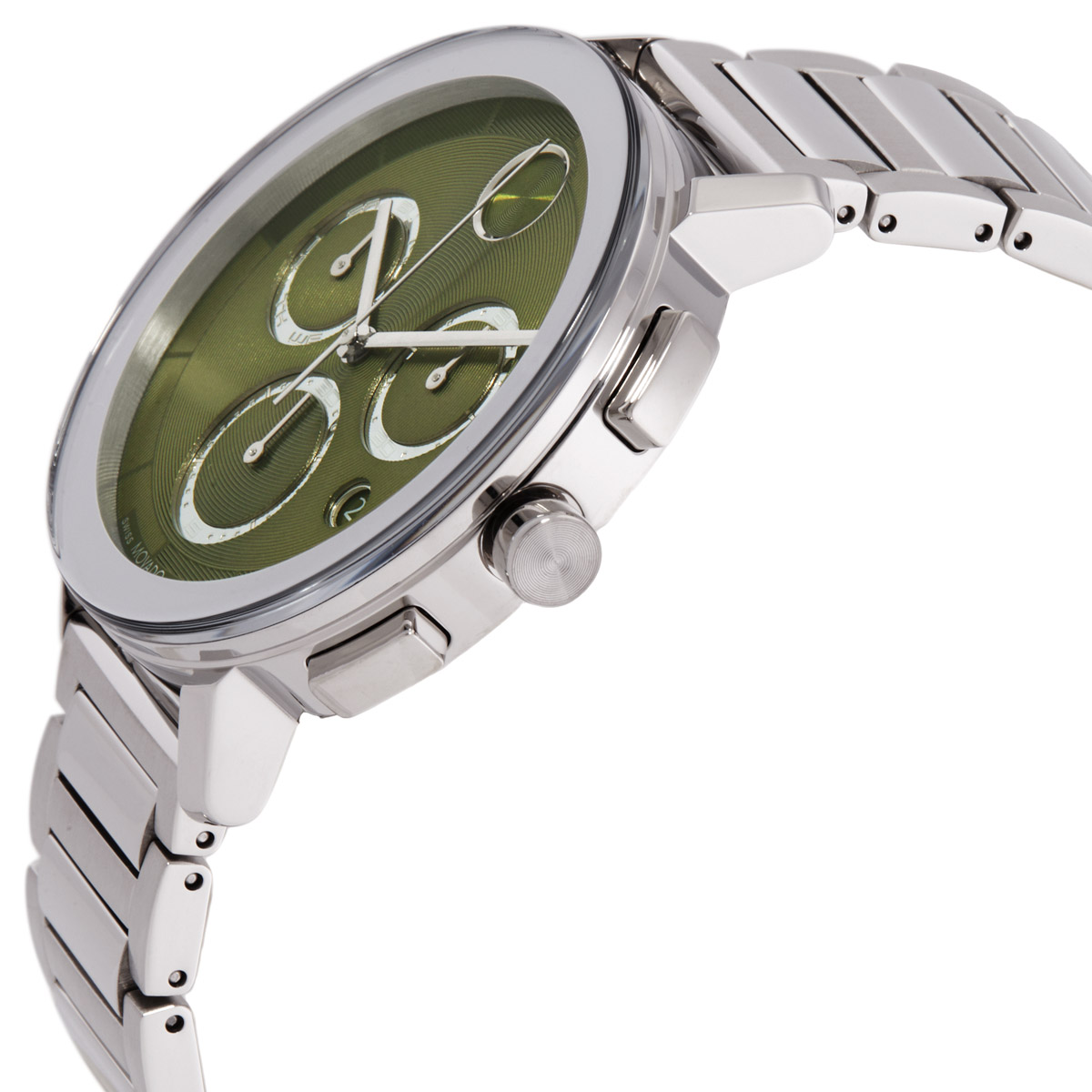 movado bold evolution 2.0 chronograph quartz green dial men's watch 3601189 movado bold evolution 2.0 chronograph quartz green dial men's watch 3601189