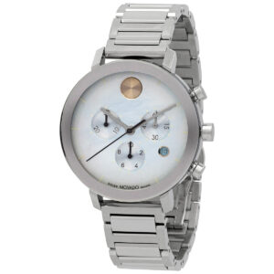 movado bold evolution chronograph quartz ladies watch 3600787