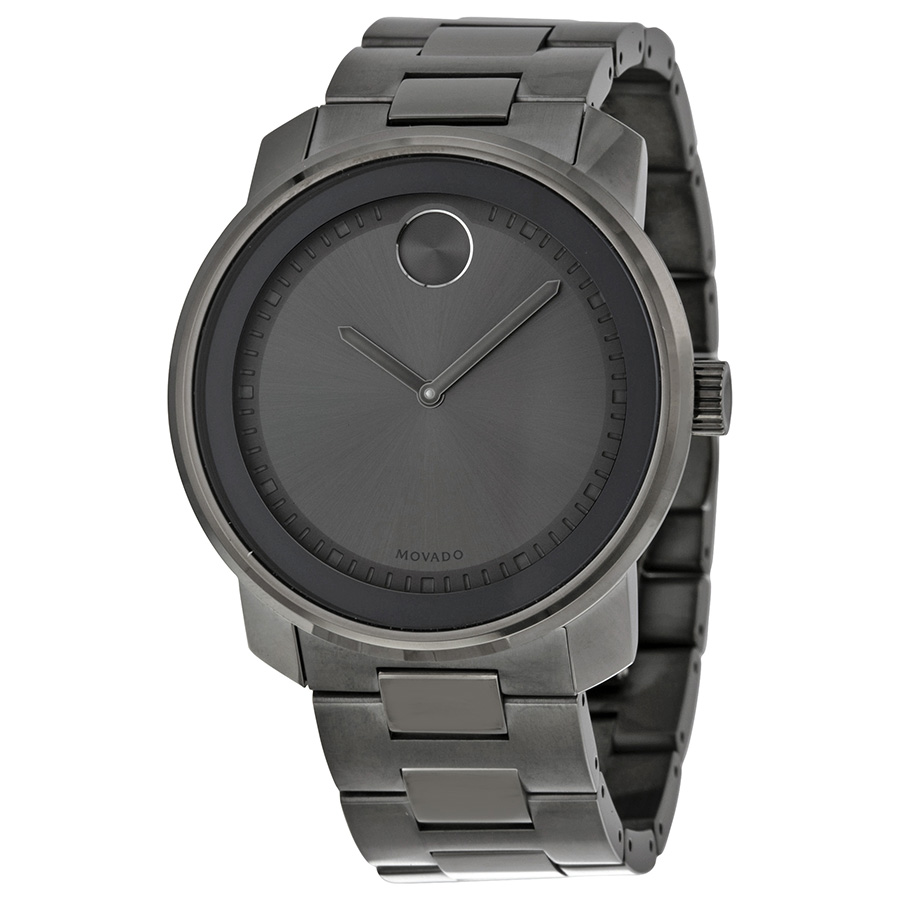 movado bold grey dial grey ion plated men's watch 3600259 movado bold grey dial grey ion plated men's watch 3600259
