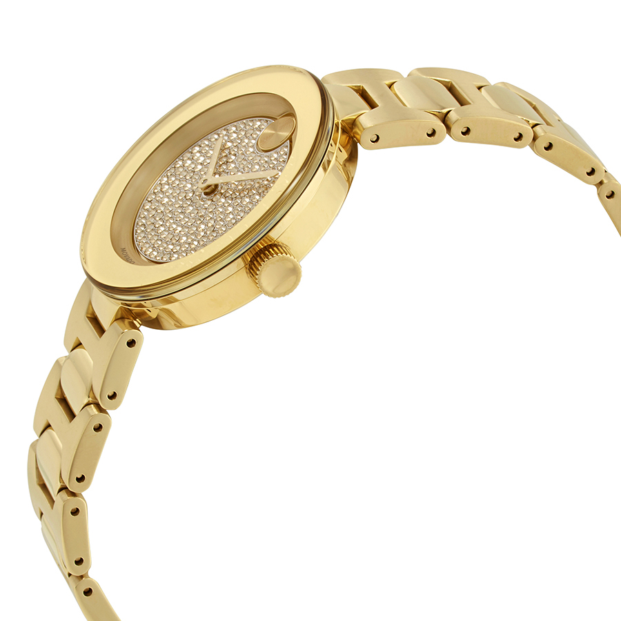 movado bold pave crystal dial ladies watch 3600492 movado bold pave crystal dial ladies watch 3600492