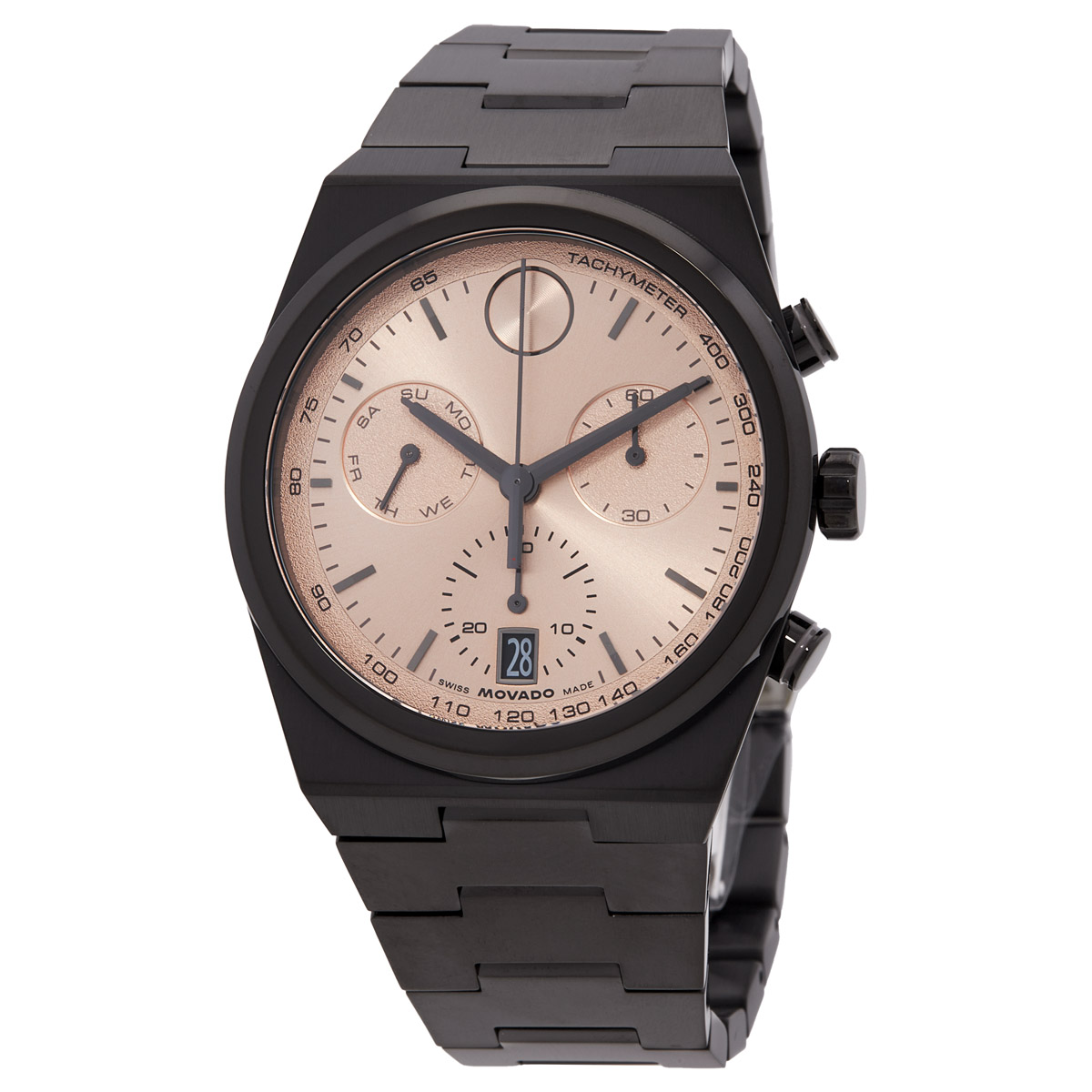 movado bold quest chronograph quartz rose gold dial men's watch 3601245 movado bold quest chronograph quartz rose gold dial men's watch 3601245