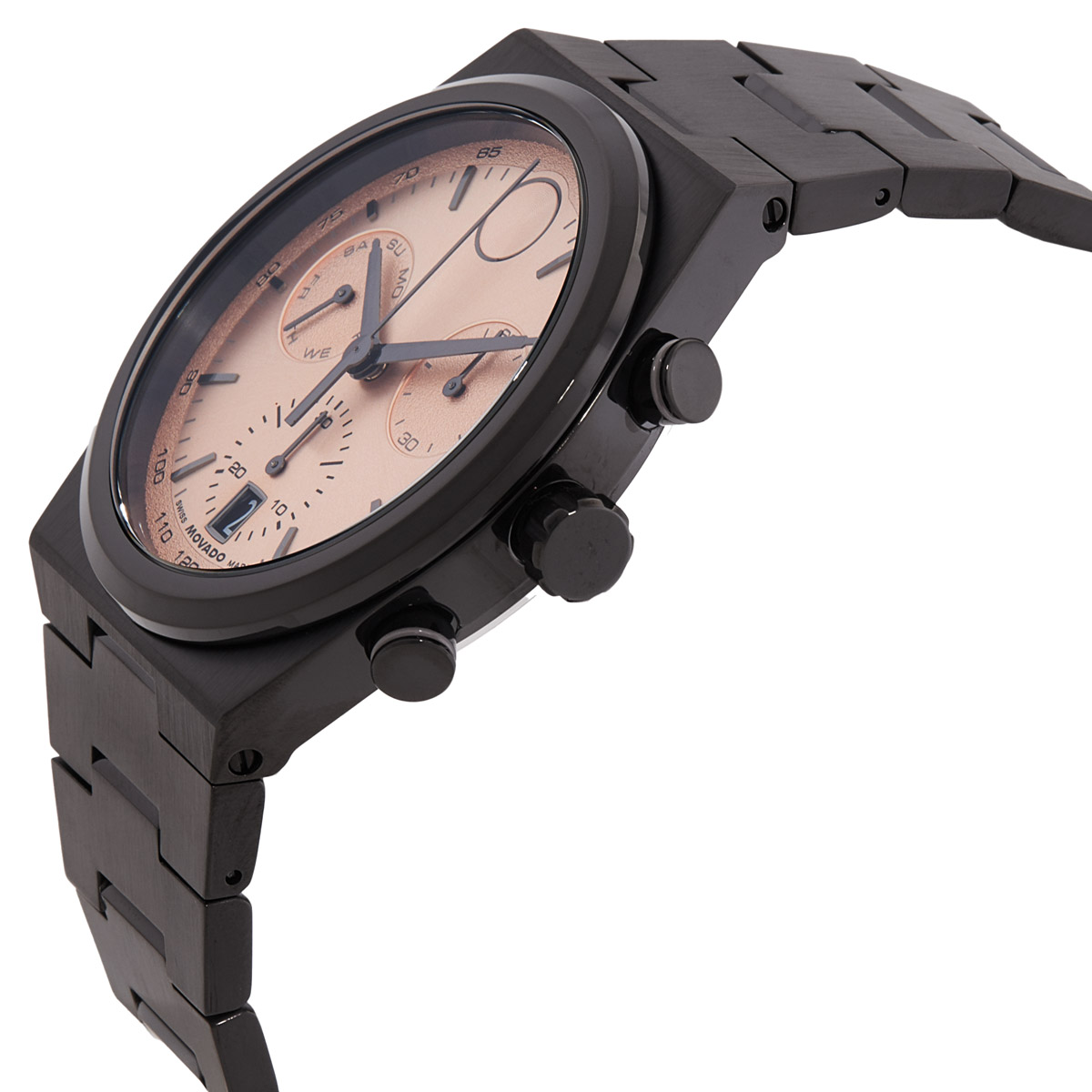 movado bold quest chronograph quartz rose gold dial men's watch 3601245 movado bold quest chronograph quartz rose gold dial men's watch 3601245
