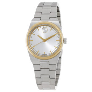 Витрина movado bold quest mini quartz white dial ladies watch 3601291