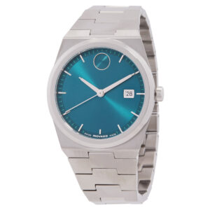 Home movado bold quest quartz green dial watch 3601222