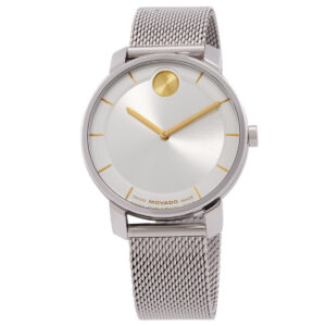 Home movado bold silver dial ladies watch 3600919