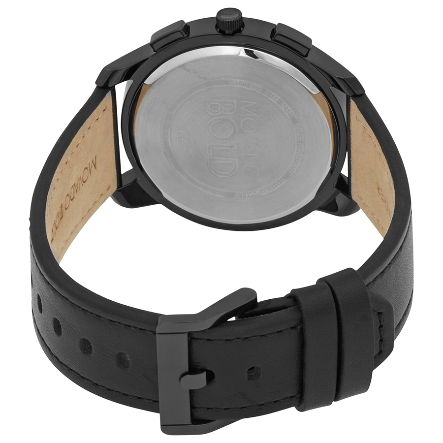 movado bold thin chronograph quartz black dial men's watch 3600632 movado bold thin chronograph quartz black dial men's watch 3600632