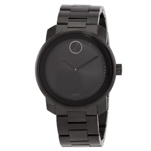 movado bold trend quartz black dial men's watch 3600467