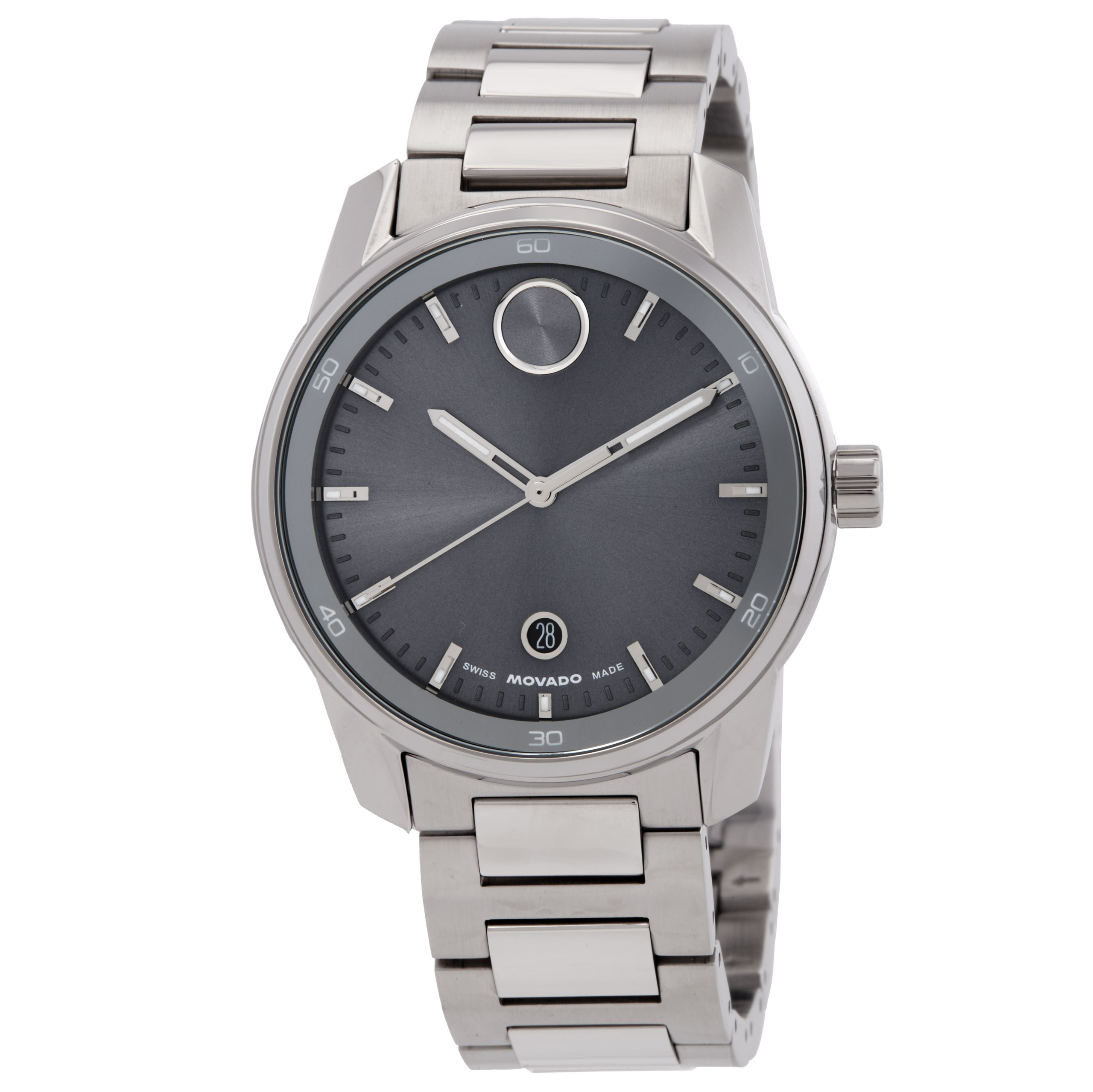 movado bold verso quartz grey dial men's watch 3601204 movado bold verso quartz grey dial men's watch 3601204