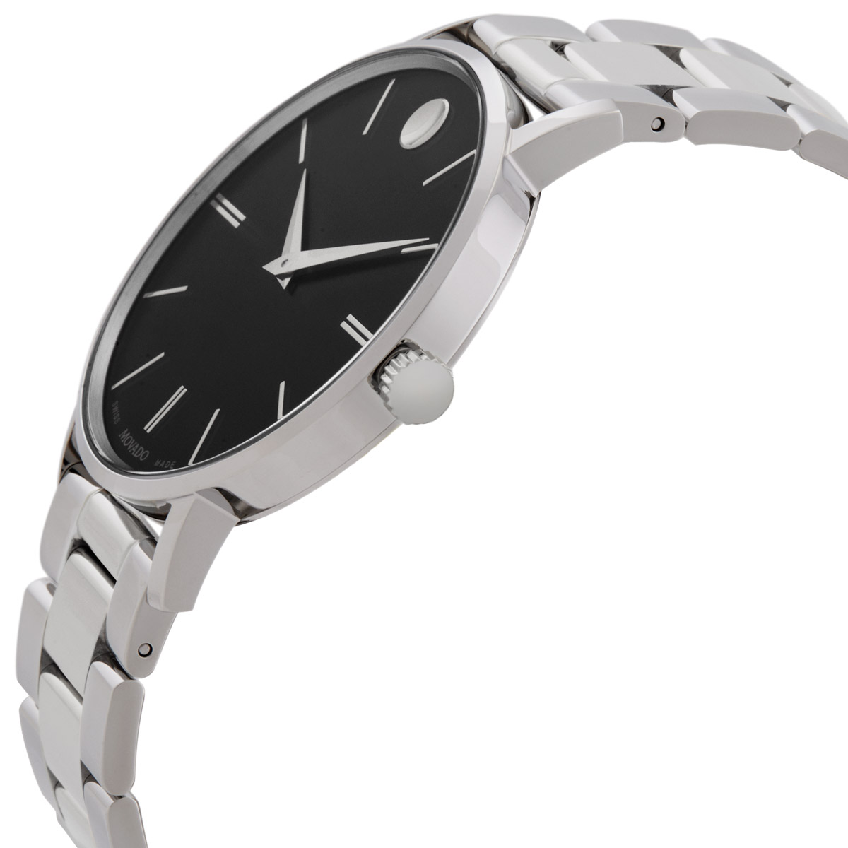 movado classic museum quartz black dial watch 0607984 movado classic museum quartz black dial watch 0607984
