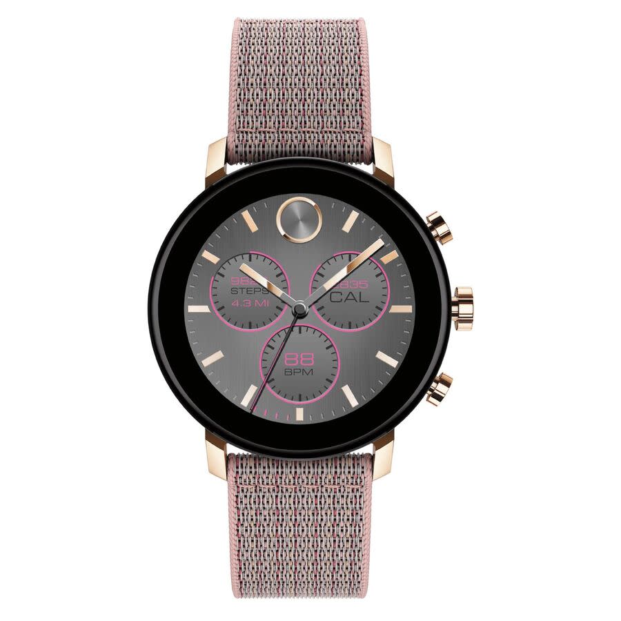 movado connect black dial ladies watch 3660025 movado connect black dial ladies watch 3660025