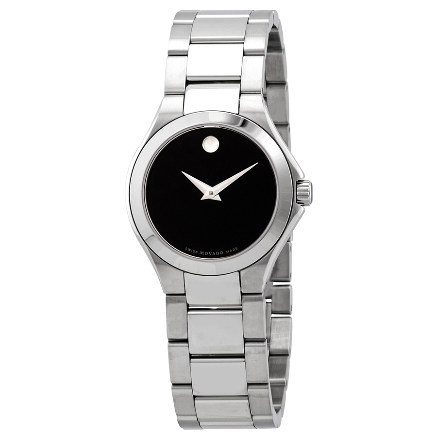 movado defio quartz black dial ladies watch 0607308 movado defio quartz black dial ladies watch 0607308