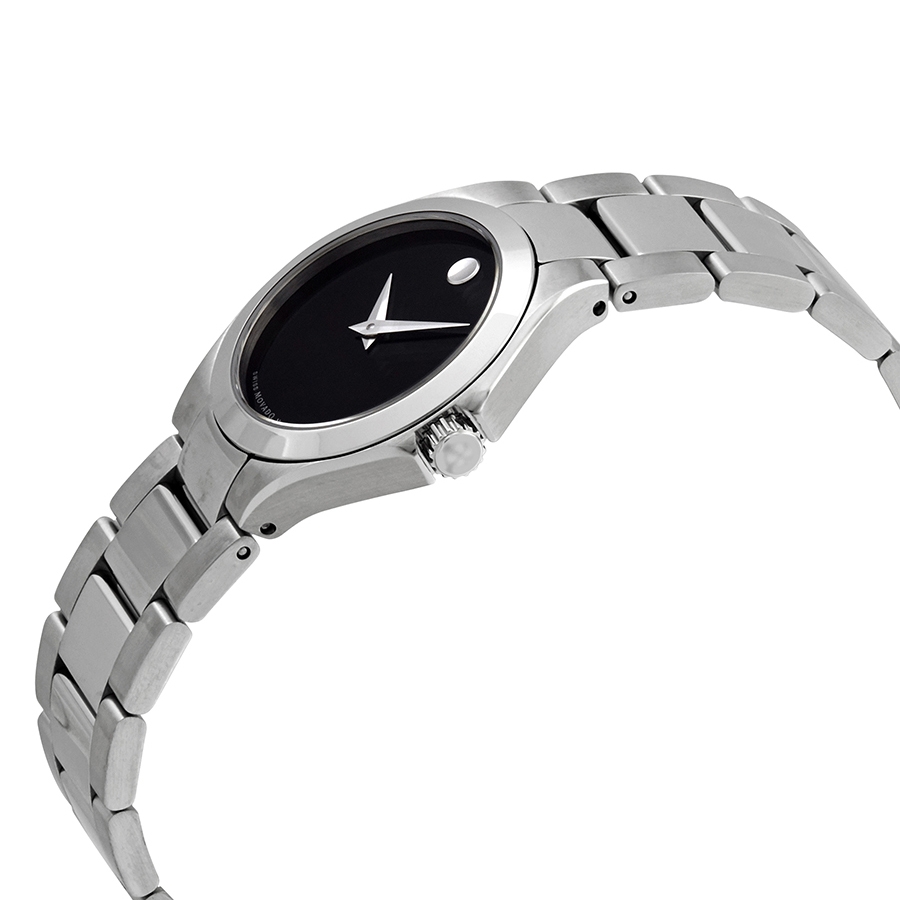 movado defio quartz black dial ladies watch 0607308 movado defio quartz black dial ladies watch 0607308