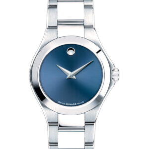 Витрина movado defio quartz blue dial ladies watch 0607309