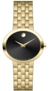 Витрина movado movado museum classic quartz black dial ladies watch 0607847