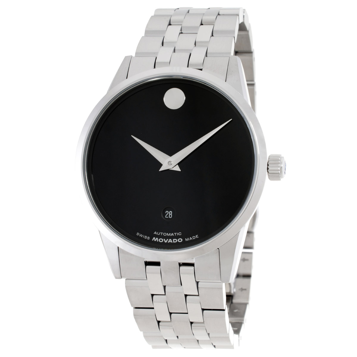 movado museum automatic black dial men's watch 0608030 movado museum automatic black dial men's watch 0608030