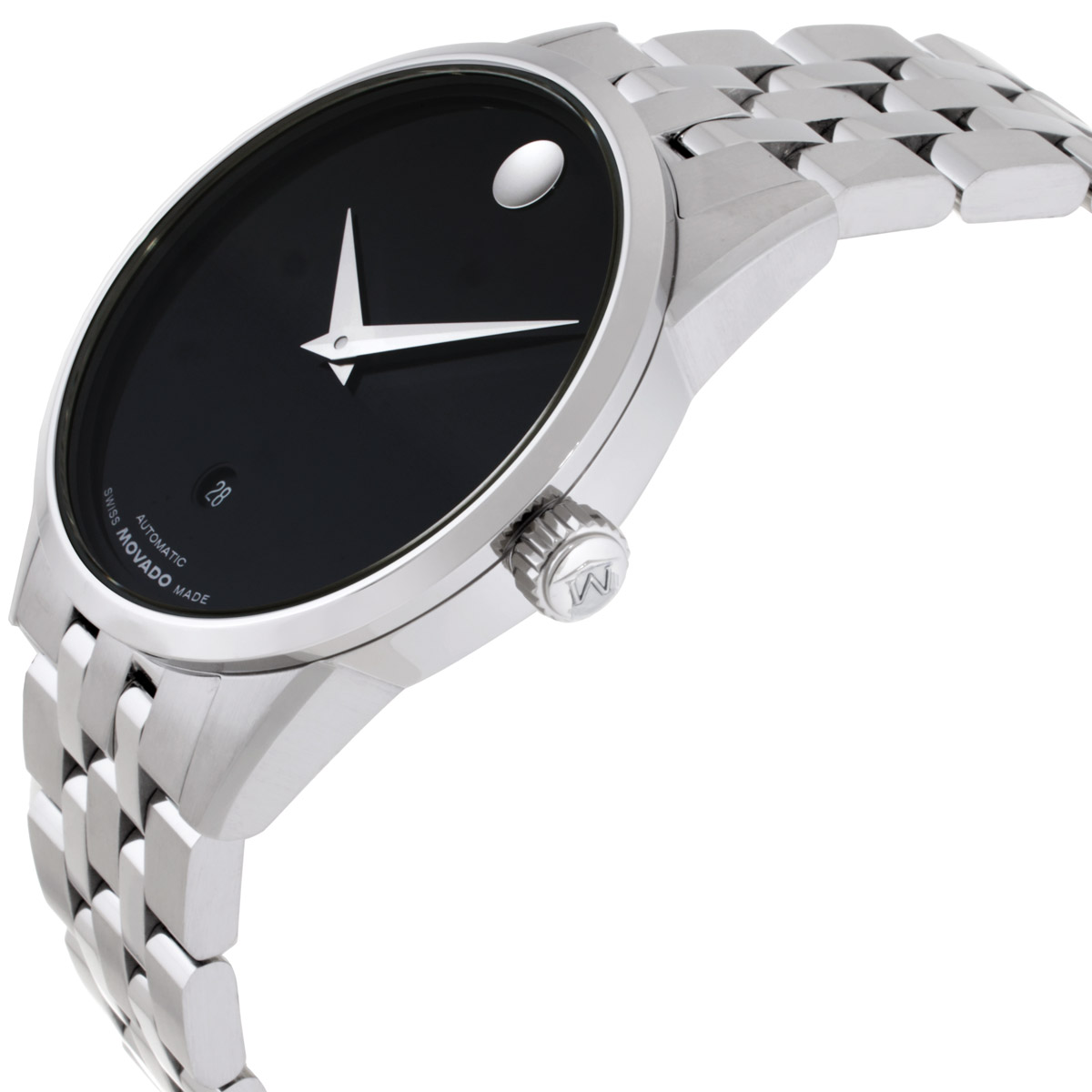 movado museum automatic black dial men's watch 0608030 movado museum automatic black dial men's watch 0608030