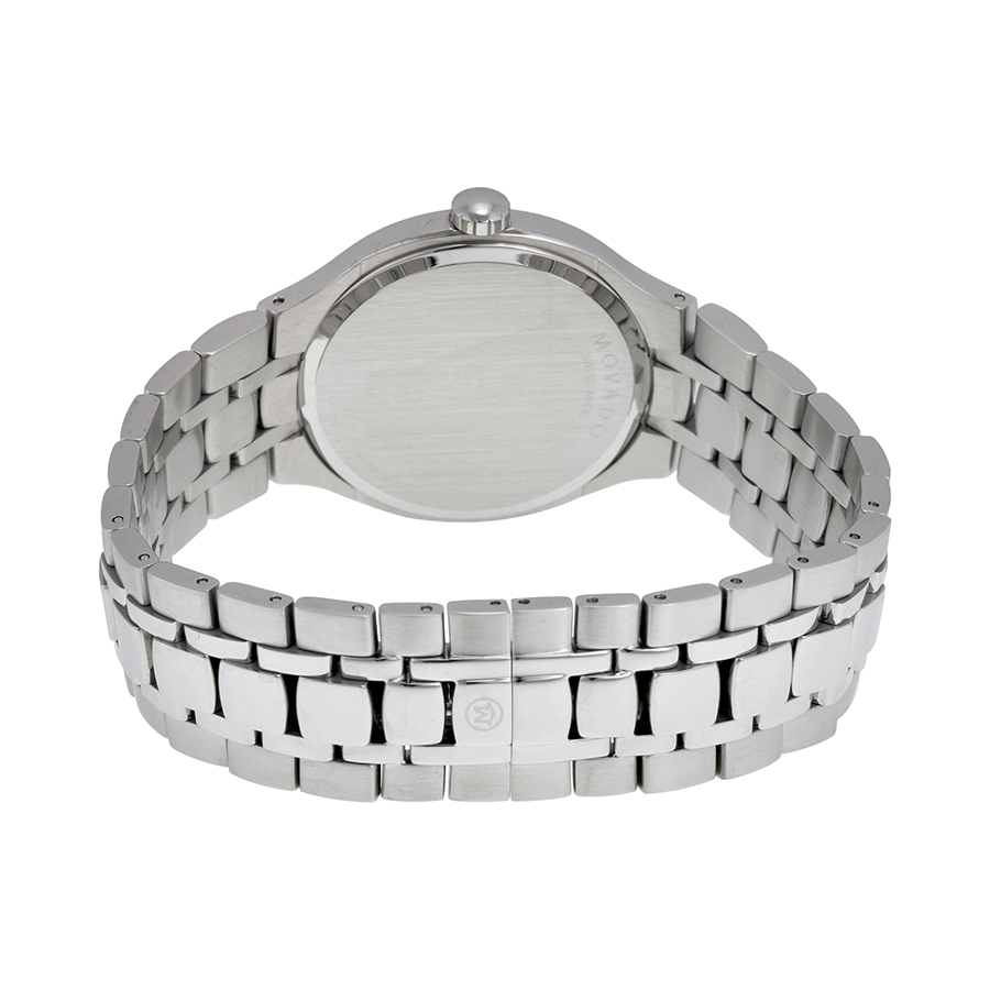 movado museum black museum dial stainless steel men's watch 0606367 movado museum black museum dial stainless steel men's watch 0606367