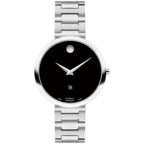 movado museum classic automatic black dial ladies watch 0607678 movado museum classic automatic black dial ladies watch 0607678