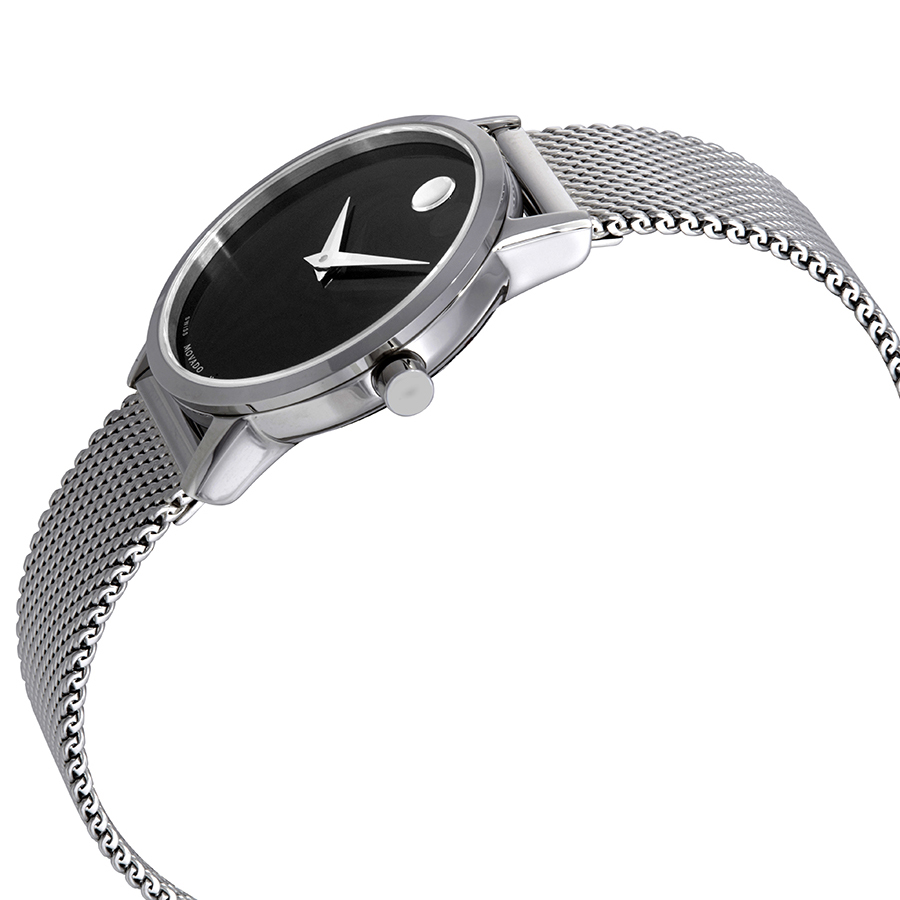 movado museum classic black dial ladies watch 0607220 movado museum classic black dial ladies watch 0607220