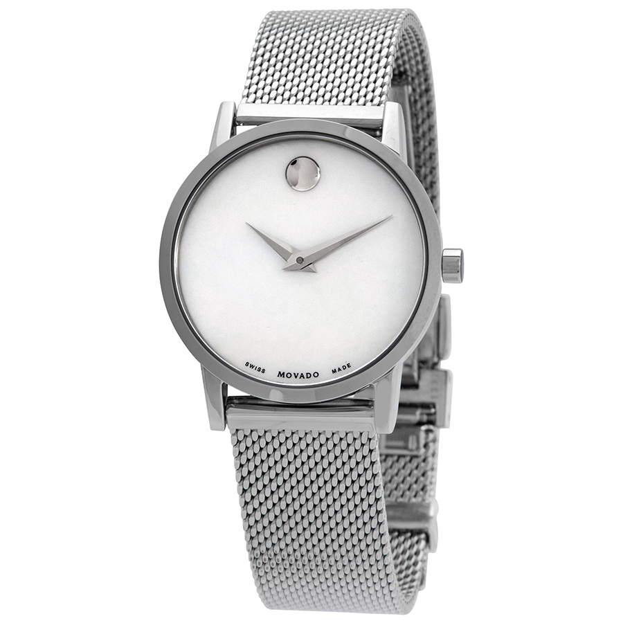 movado museum classic mother of pearl dial ladies watch 0607350 movado museum classic mother of pearl dial ladies watch 0607350