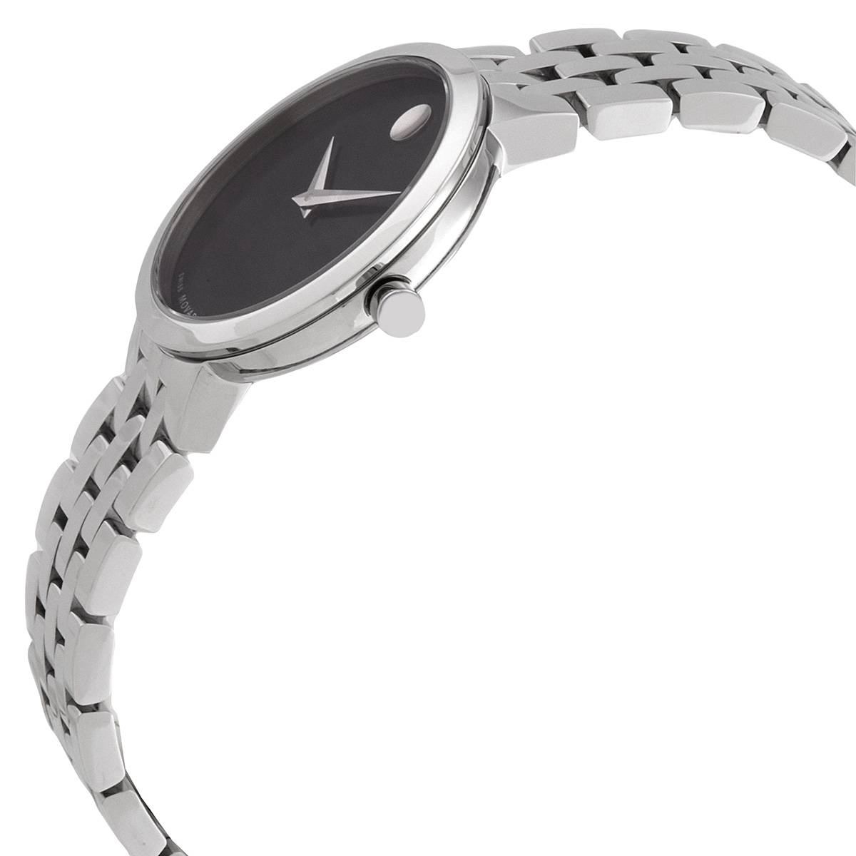 movado museum classic quartz black dial ladies watch 0607813 movado museum classic quartz black dial ladies watch 0607813