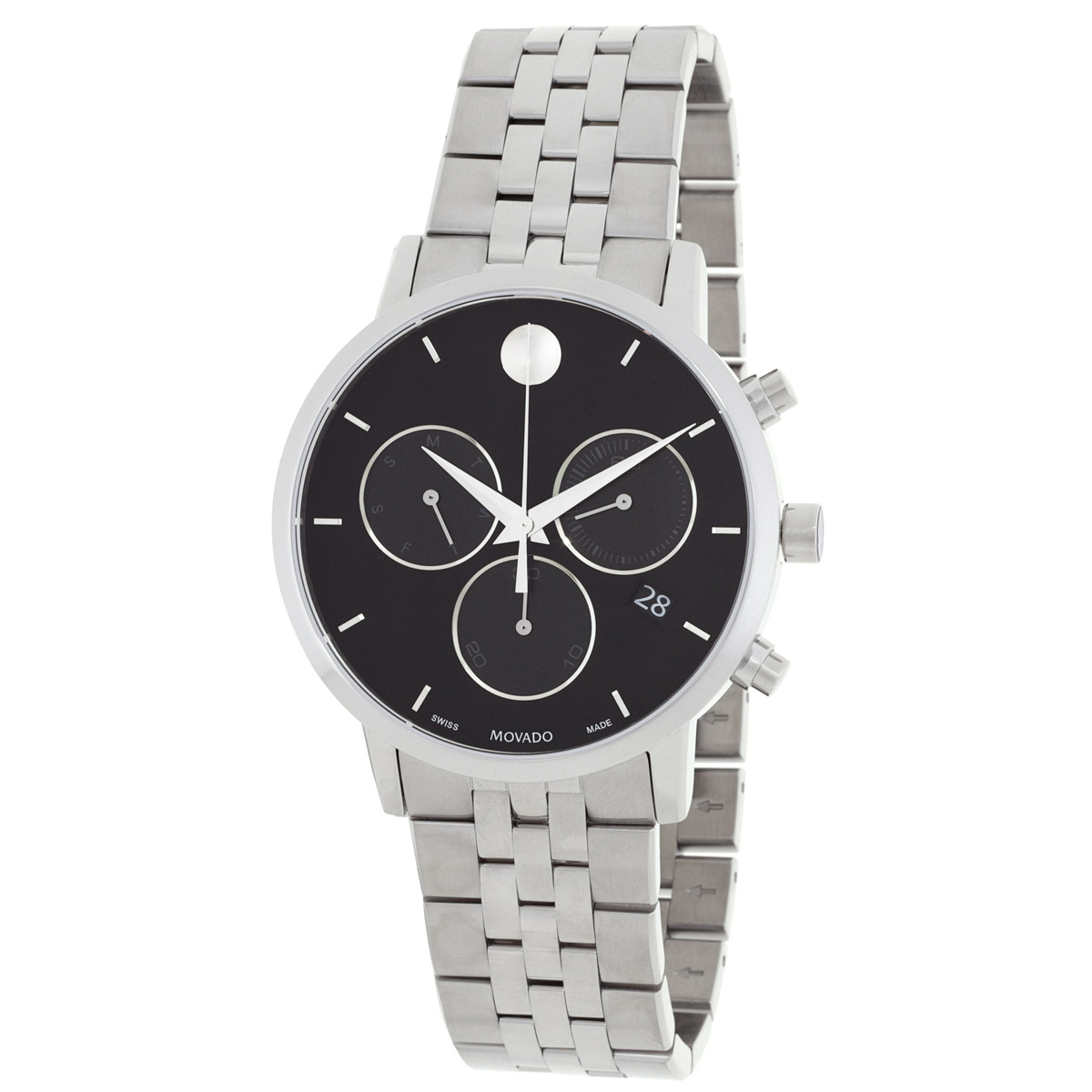 movado museum classic quartz black dial men's watch 0607776 movado museum classic quartz black dial men's watch 0607776