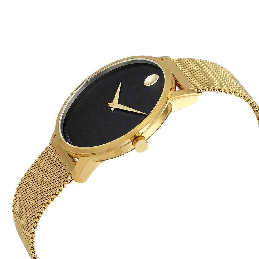movado museum classic quartz black dial watch 0607396 movado museum classic quartz black dial watch 0607396