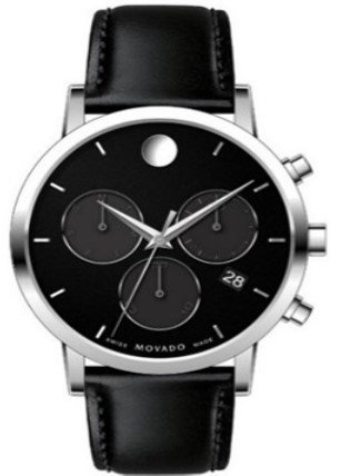 movado museum quartz black dial men's watch 0607778 movado museum quartz black dial men's watch 0607778