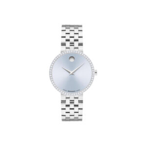 Витрина movado museum quartz blue dial ladies watch 0608066