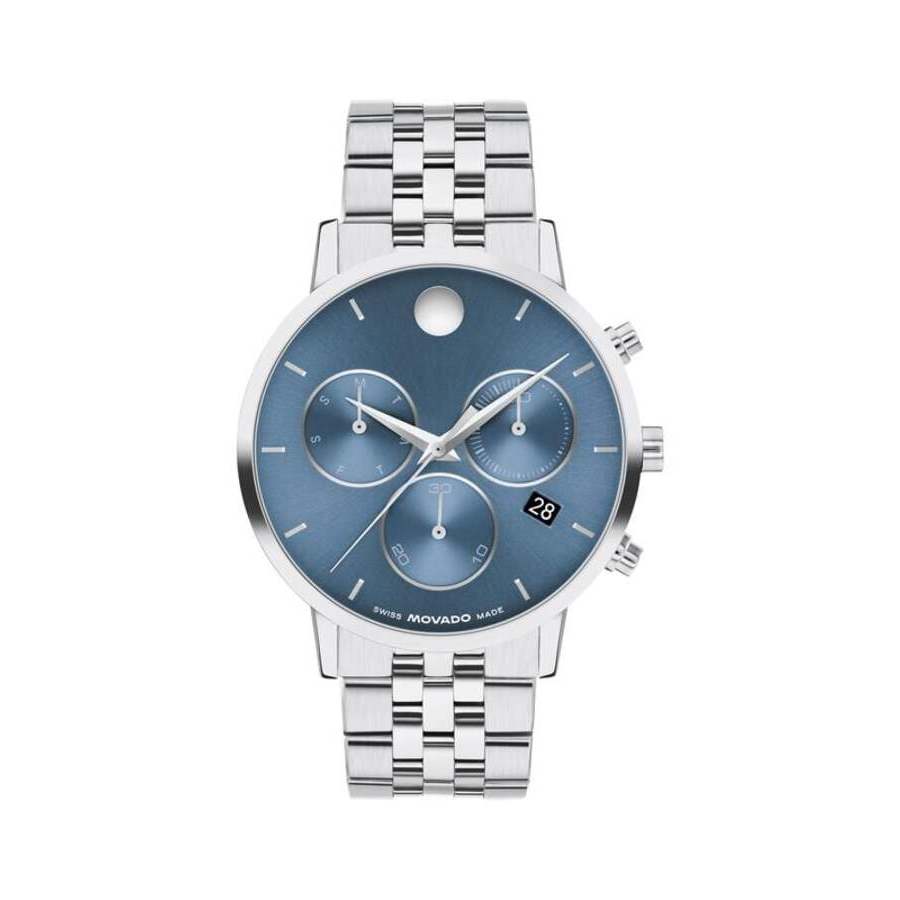 movado museum quartz blue dial men's watch 0607998 movado museum quartz blue dial men's watch 0607998