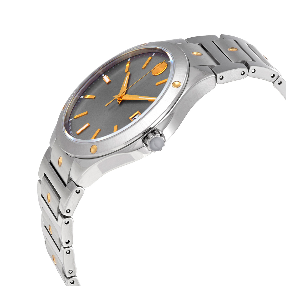 movado quartz grey sunray dial men's watch 0607514 movado quartz grey sunray dial men's watch 0607514