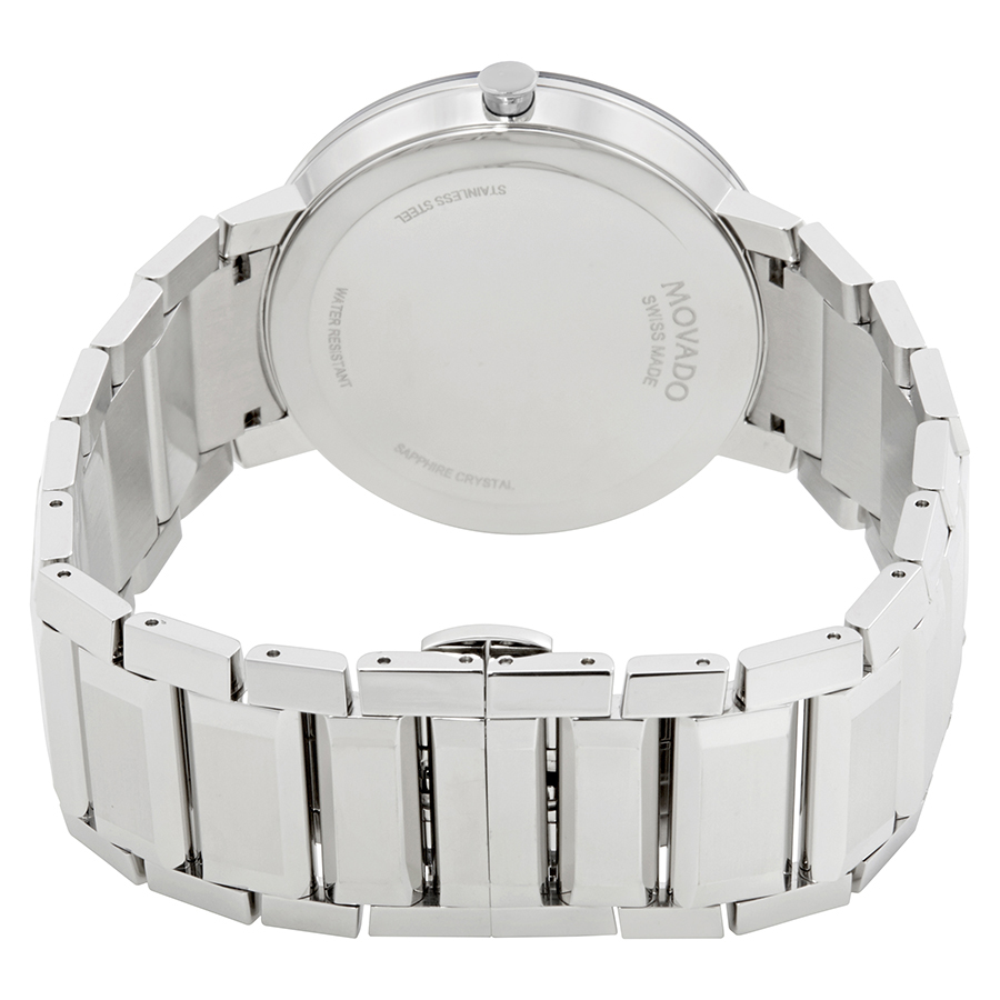 movado sapphire silver mirror dial men's watch 0607178 movado sapphire silver mirror dial men's watch 0607178