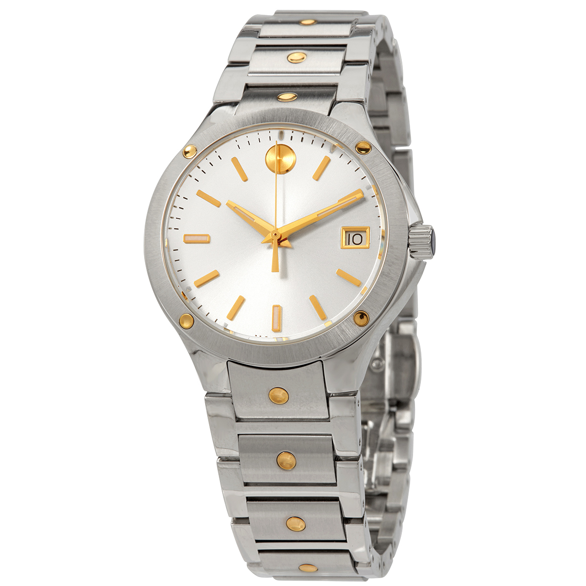 movado se quartz silver dial ladies watch 0607516 movado se quartz silver dial ladies watch 0607516