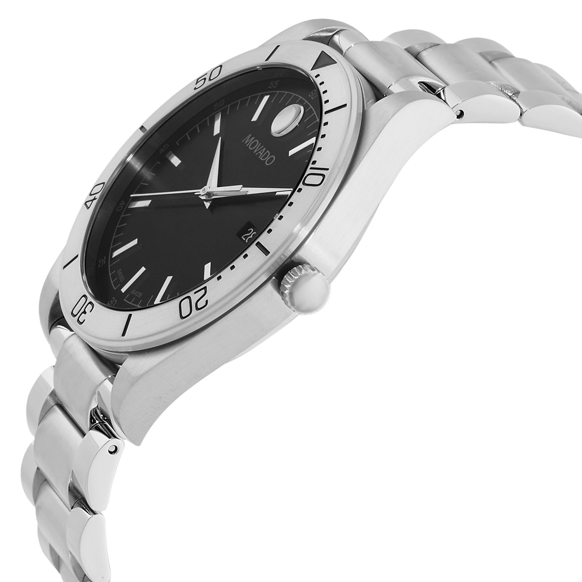 movado sport quartz black dial men's watch 607990 movado sport quartz black dial men's watch 607990