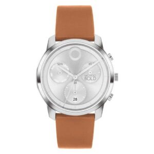 Home movado trend element chronograph quartz silver dial men's watch 3601028