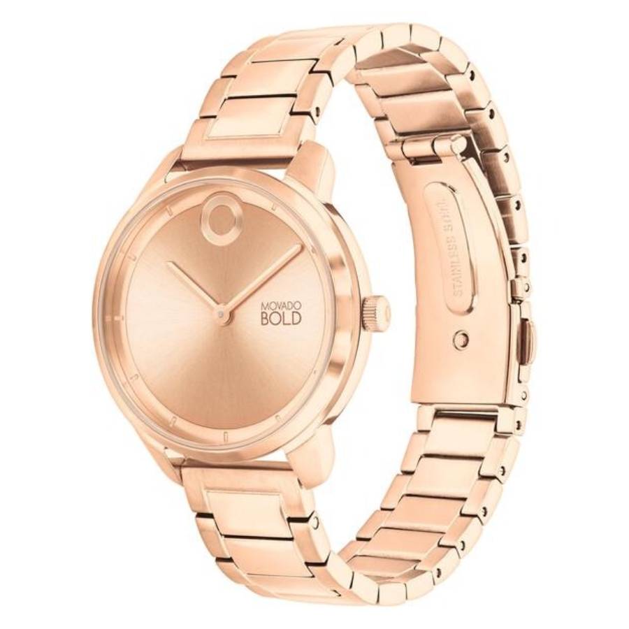movado trend element quartz rose gold dial ladies watch 3600979 movado trend element quartz rose gold dial ladies watch 3600979