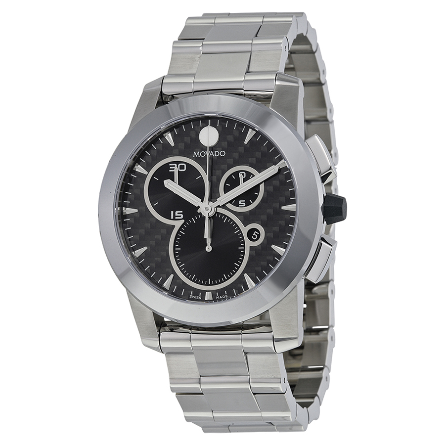 movado vizio black carbon fiber stainless steel men's watch 0606551 movado vizio black carbon fiber stainless steel men's watch 0606551